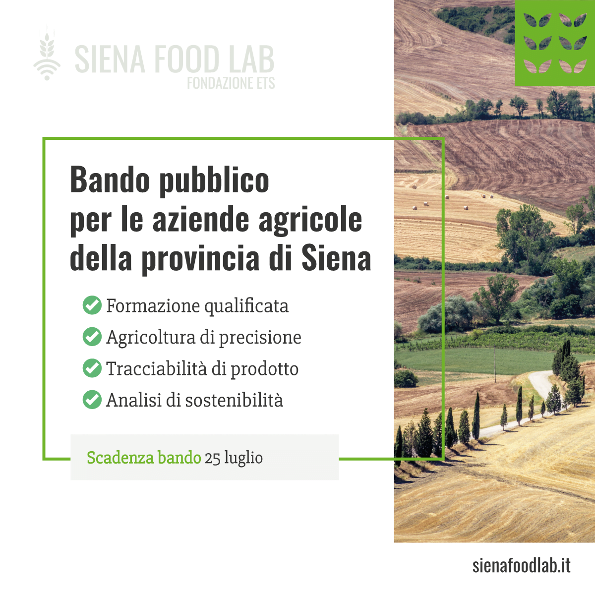 toscana economy - Fondazione Siena Food Lab