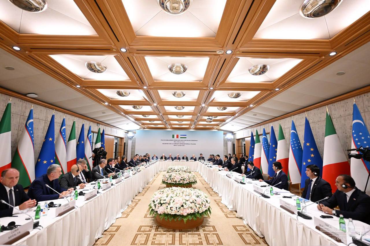 toscana economy - Riccardo Zucchi ha incontrato Shavkat Mirziyoyev